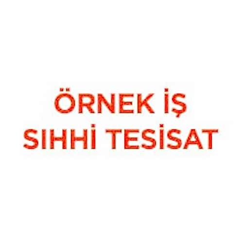 Örnek İş Tesisat